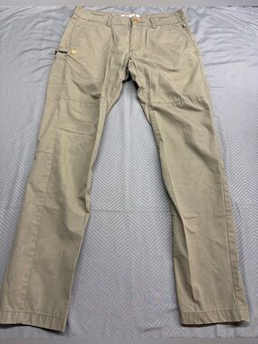 Fjallraven Men's G-100 Outdoor Chino Pants Green Size 30/31 Long Length
